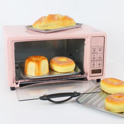 China Muti-function 12L mini bread maker portable smart electric toaster portable home pizza oven easy clean new type with digital screen for sale