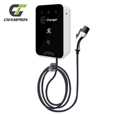 China Charging electric car charging new energy electric vehicle wall mounted fast charging car 7kw 3.5kw 4G wifi app control ac ev charging station wallbox for sale