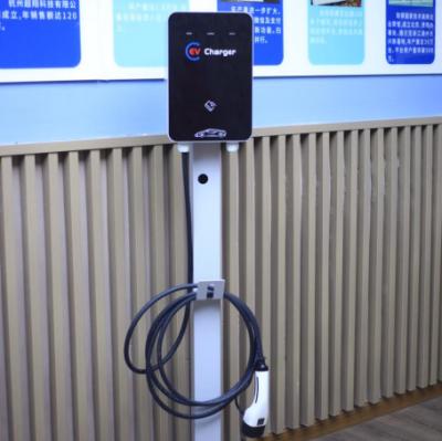 China Electric car charging charging European standard IP54 7kw battery charging station home EV electric car fast safe fast charger floor and wall mounted for sale