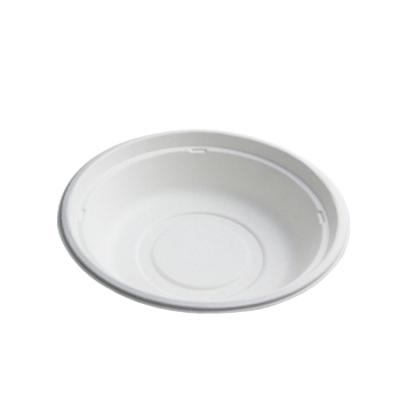 China Minimalist Biodegradable Bamboo Sugarcane Bagasse Mixed Disposable Round Pulp Bowl for sale