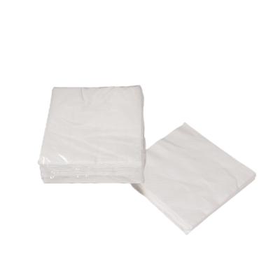 China White Disposable Bamboo Pulp Towels White Towel Cloth for sale