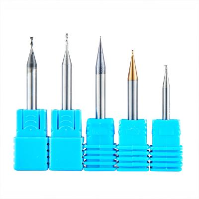 China BKEA Precision Micro Milling Cutter Router Bits Tungsten D0.1 0.2 0.3 0.4 0.5 0.6 0.7 0.8mm Mini CNC Milling Cutters D0.1 0.2 'tool for sale