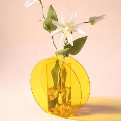 China Best Quality Eco - Friendly Decoration Home Custom Luxury Clear Acrylic Vase for sale