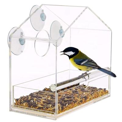 China Viable Wholesale Custom Transparent High Quality Acrylic Bird Cage for sale