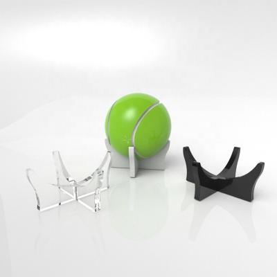 China For Balls Deploying Acrylic Ball Display Rack Holder Sports Ball Storage Rack For Baseball Golf Ball Football Basketball for sale