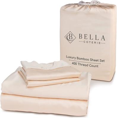 China Amazon Nondisposable Hot Sale Queen Size 100% Luxury Organic Bedding Bamboo Sheet Set Bamboo Sheets for sale