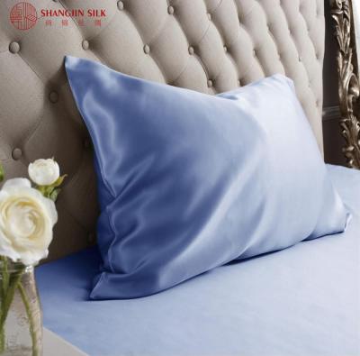 China Luxury Grade 100% Mulberry Silk Pillowcase 22 Mm 100 Charmeuse Non-Toxic Pure Silk Pillow Case 6A Silk for sale