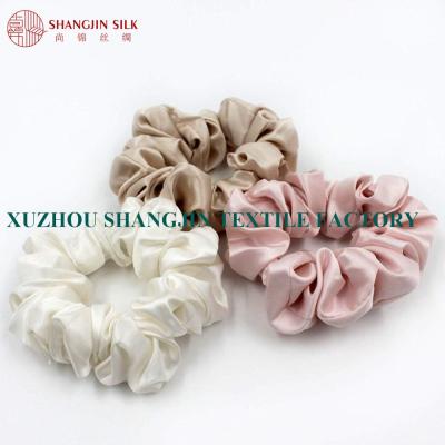 China Large Durable Silk Hair Scrunchies 22mm Accessories Elastic Hair Bands Scrunchies for sale