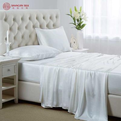 China OEKO TEX 19mm/22mm/25mm Nondisposable Silk Bedding Sets Silk Sheets for sale