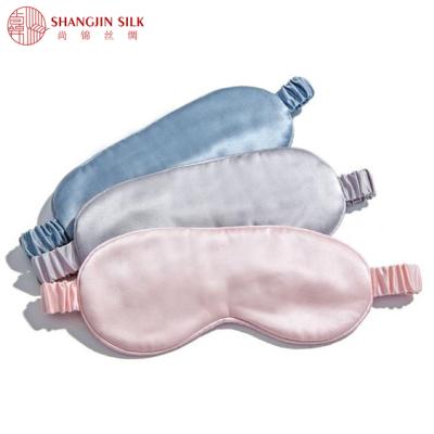 China New Design Anti-wrinkle Oeko Certified 100% Mulberry Silk Eye Mask With Mesh Bag for sale