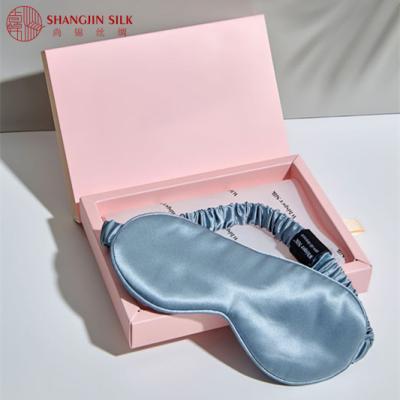 China Anti-wrinkle Eyemask factory direct supply cute 100% mulberry silk with silk bag for travel for sale