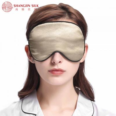 China Anti-Wrinkle Anti-Wrinkle Luxury Non-Toxic Both Sides Silk Eyemask For Sleeping for sale