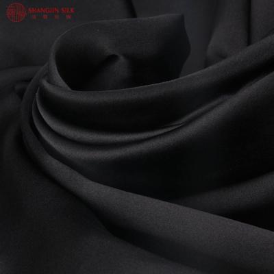 China Factory 16/19/22 mm100% pure organic home textile mulberry silk Charmeuse fabric for sale