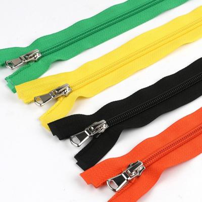 China Black metal zipper teeth metal zipper no. Wholesale Price 5 Color Standard Custom One Way Copper Prongs Bag Clothing Accessories for sale