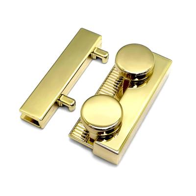 China Handbag Accessories Wholesale Bag Hardware Accessories 55mm Bag Lock Metal Open And Close Lock For Handbag for sale