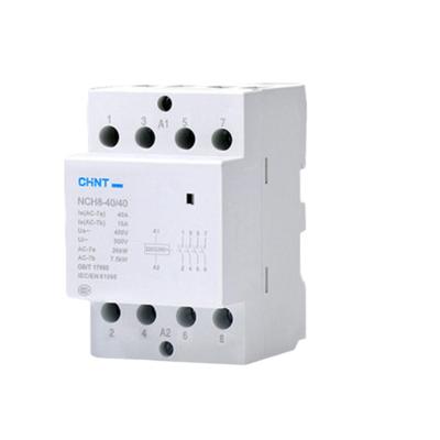 China CHNT CHINT Modular Contactor NCH8-40/40 with Manual Operation 4NO NCH8-40/40 for sale