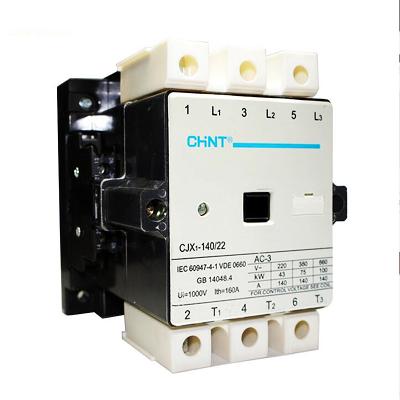 China CHNT CHINT AC Contactor CJX1 Series 3P AC Contactor CJX1-140/22 220V CJX1-140/22 for sale