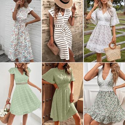 China Wholesale occasion mixed apparel women dress ball mixes clothes bulk matched brand new casual dress used running clothes women dress apparel for sale