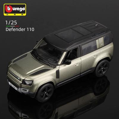 China Toy Bburago Diecast 1:25 2022 Land Rover Defender 110 Alloy Vehicle Diecast Model Car Collection Gift Die Cast SUV Toys Hobby for sale