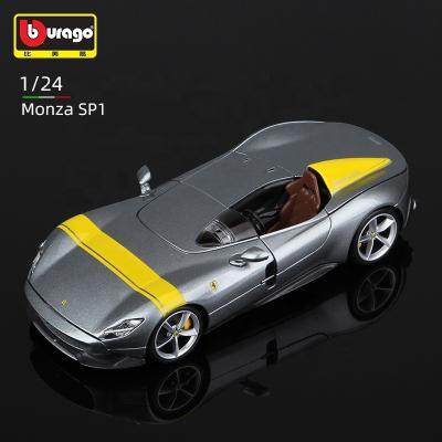 China Toy Bburago 1:24 Ferrari Monza SP1 Alloy Static Load Diecast Diecast Model Toys Diecast Vehicles Car Collectible Gift Hobby for sale