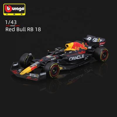 China Toy Collectible 2022 Diecast Champion F1 Heuer RB18 #1 Verstappen #11 Perez Alloy Car Die Cast TAG Red Bull Racing 1:43 Toy Bburago for sale