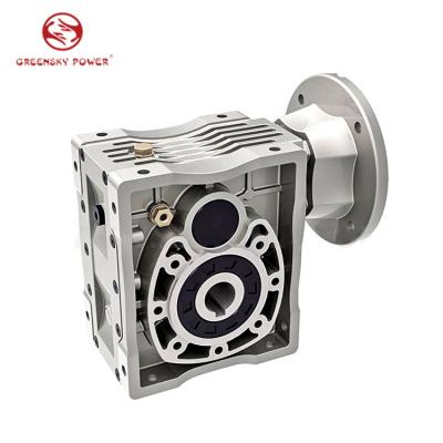 China Building Material Stores Helical Gearbox Aluminum Housing Hypoid Reducer With Shaft for sale