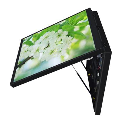 China Outdoor Flip Up LED Screen RGB Double Sided single sided LED Video Wall Outdoor  Advertising LED Display outdoor capacitive for sale