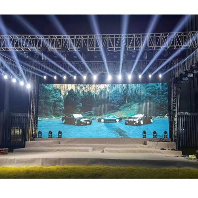 China Indoor new invention p3.91 videos indoor aluminum cabinet hd led display rental led display for stage for sale