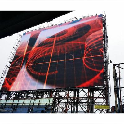 China Outdoor hot sell Outdoor p20  transparent led video wall display screen panel large curtain led media facade for sale