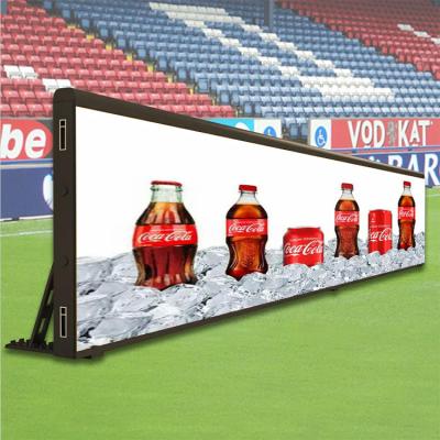 China Indoor Outdoor capacitive Sports Stadium Football Soccer Basketball Perimeter Advertising Billboard LED Screen Display with 960*960mm for sale