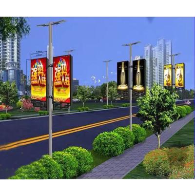 China Intelligent Split Screen China factory Intelligent P2.5 P3 P3.33 Led Billboard 3G4G5G Wifi Control Outdoor Street Lighting Pole LED Display for sale