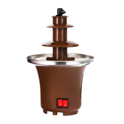 China Chocolate Fountain Electric Chocolate Fountain With Rotate Handle Control for sale