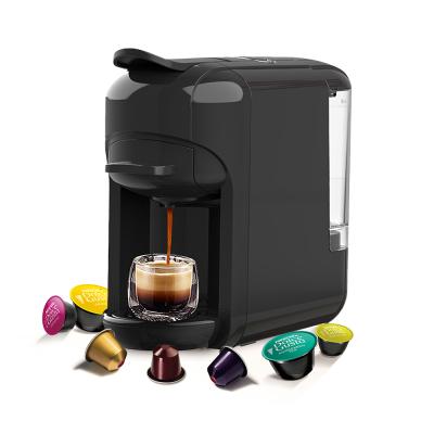 China Viable All In One Multi Capsule Coffee Machine Maker Compatible With Ground Coffee for sale