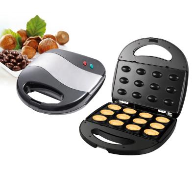 China Viable Electric Nut Cake Maker 12 Holes Nuts Cake Donut Machine Kitchen Kitchen Breakfast for sale