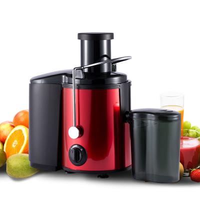 China Viable Centrifugal Extractor Maker Whole Red Color Slow Juicer Machine For Home Fruit Apple Orange Vegetable for sale