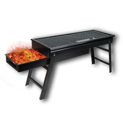 China Adjustable Height Portable BBQ Grills BBQ Grill Outdoor Charcoal Table Top Folding Portable Grills for sale