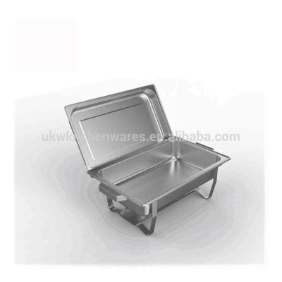 China Restaurant Kitchen Equipment Stainless Steel Buffet Food Warmers Foldable Chafing Dish for sale