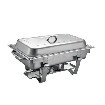 China 201 Stainless Steel Hotel Amenities Use Food Warmer Stainless Steel Chafing Dish Buffet for sale