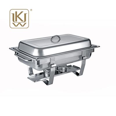 China Wholesale Price 201 Stainless Steel Buffet Canton Food Warmer Unused Chafing Dish For Sale for sale