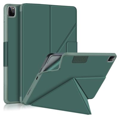 China Lightweight Tablet Case For iPad Pro 12.9 Inch 2021/2020/2018 TPU+PU Stand Cover for sale