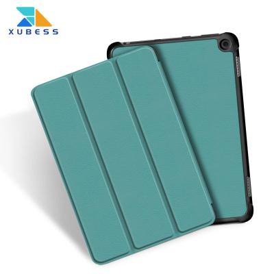 China Lightweight Ultra Thin Tablet Cover Case For Amazon Fire HD 8 Plus 2020 HD8 Trifold Stand for sale