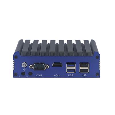 China Fanless Firewall Professional Router Production Mini PC 2 USB for sale