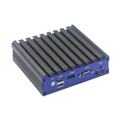 China Hot Selling Multi-gigabit Soft Port Computer Fanless Network 4 Port Router Driver Computer Industrial Network Server for sale