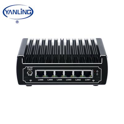 China lake i3 7100u Kaby vpn router 6 intel gigabit lan firewall utm pc IBOX-501 6L formerly mini for sale