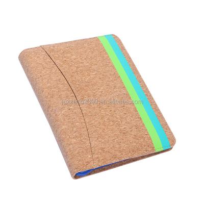 China Recyclable waterproof cork document folder zipper/eco-friendly custom cork holder/wooden cork file holder for sale