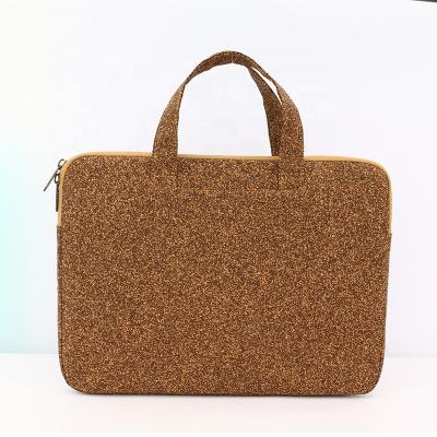 China Custom New Biodegradable Business Women Simple Causal Slim Men Close Up With Tea Leaves Packing Recycled Laptop Sleeve Towel For PC Protection for sale