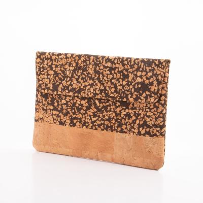 China Eco-friendly ISO14001 BSCI Top Grade Single Slot Material Seal RPET Recycled Cork Coffee Grounds Cloth Laptop Sleeve for sale