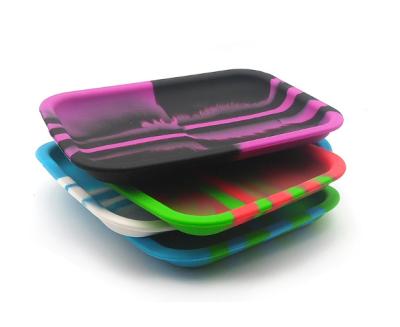 China Yiwu Vapruz Good Quality Silicone Price Yiwu Vapruz Cheap Custom Logo Rolling Tray Foldable Silicone Resin Molds for sale