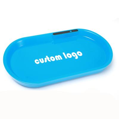 China Vapro JL-026Z Plastic Luxury Plastic Serving Serving Logo Tray Smoking Rolling Tray Custom for sale