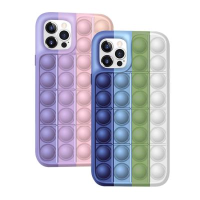 China Anti-fall Slimoro The Jumping For iPhone 13 pro Max Case Silicone Shockproof Pressed bubble Toy Protective Cover for iphone 13 case for sale